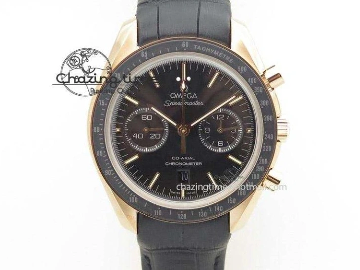 0510 Stylish Seamaster 300M Diver Rose Gold VSF 1:1 Best Edition Black Dial on Mesh Bracelet A 7662